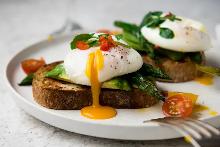 poached egg on toast
