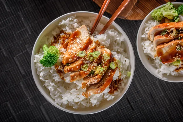 Asian Chicken Rice Bowl