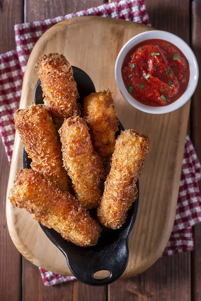 Air Fryer Mozzarella Sticks