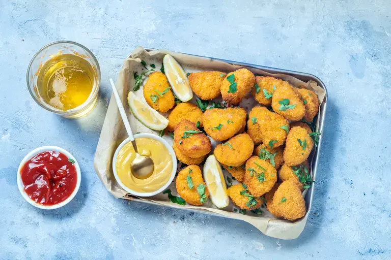chicken and vegetable nuggets