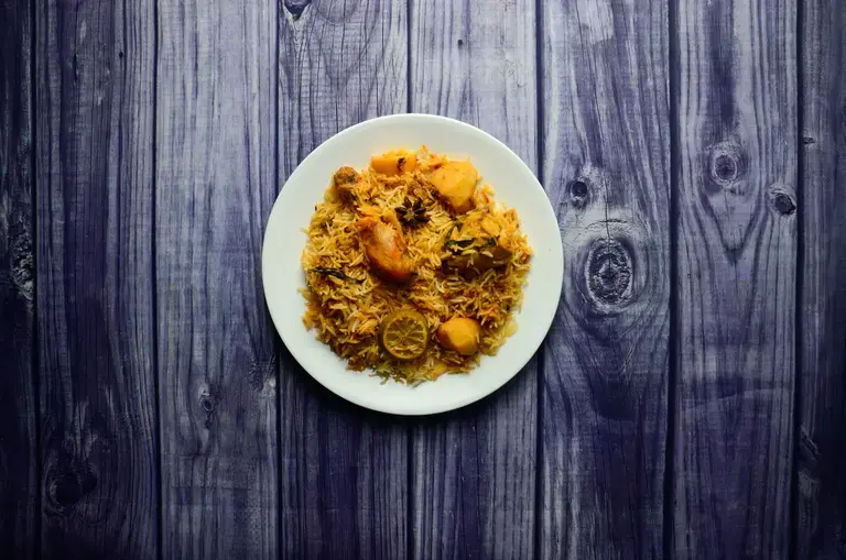 Sindhi Biryani with Potatoes