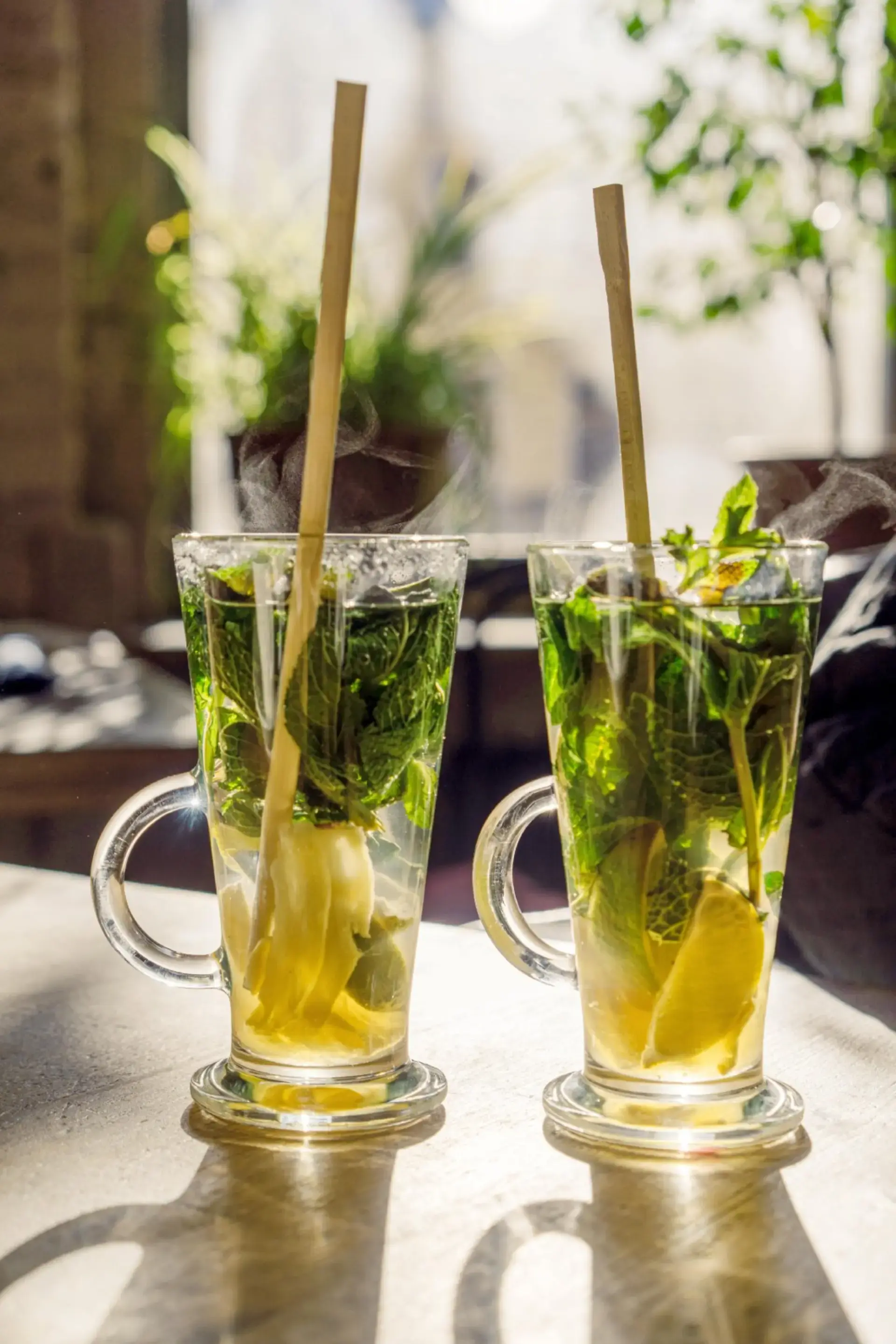 Flavored Water with Lemongrass