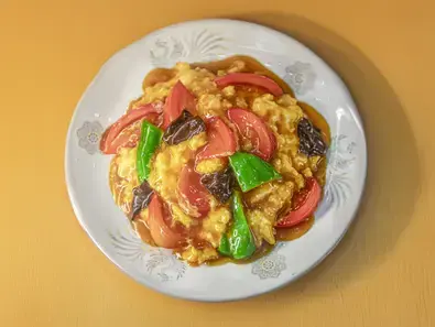 Chinese tomato and egg stir fry