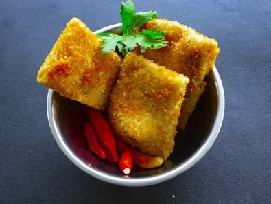 zingy chicken cheese parcels