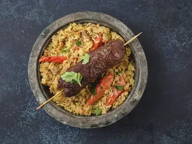 Seekh Kebab Biryani