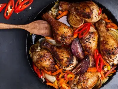 spiced chicken drumsticks