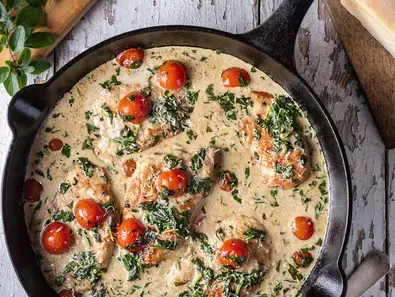 Chicken marry me pasta