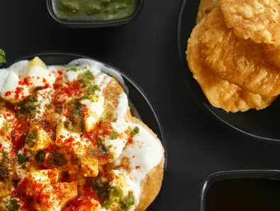 Dahi Aloo chaat