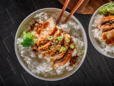 Asian Chicken Rice Bowl