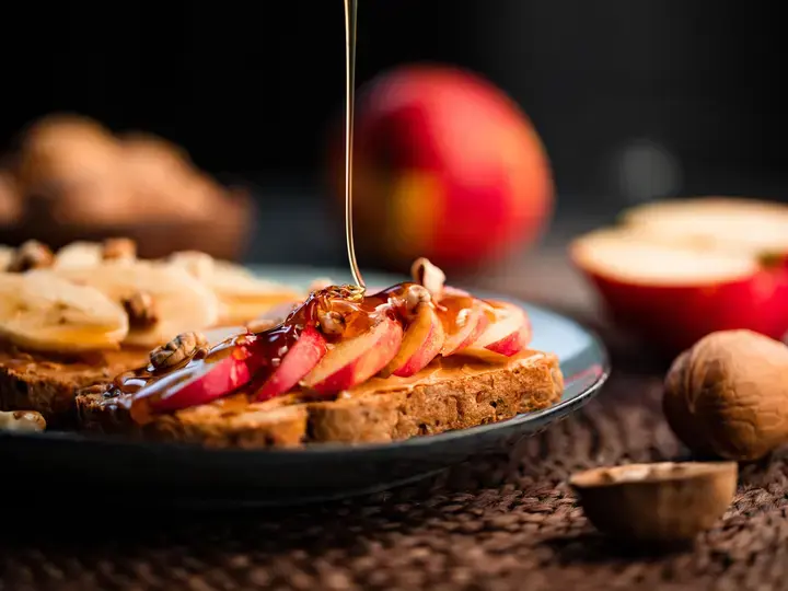 Peanut Butter Apple Toast