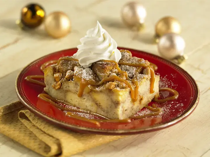 Butterscotch-walnut Bread Pudding