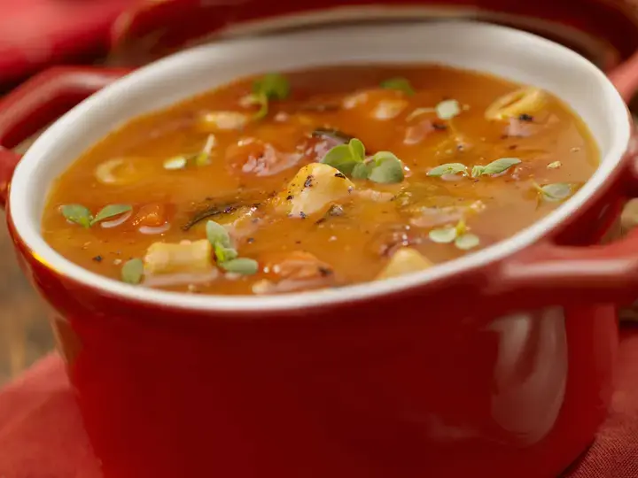 creamy potato and tomato soup