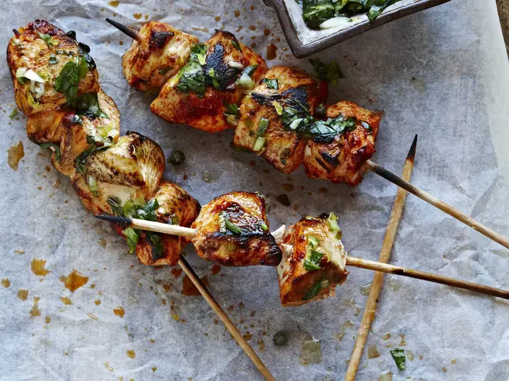 Chicken Boti Skewers