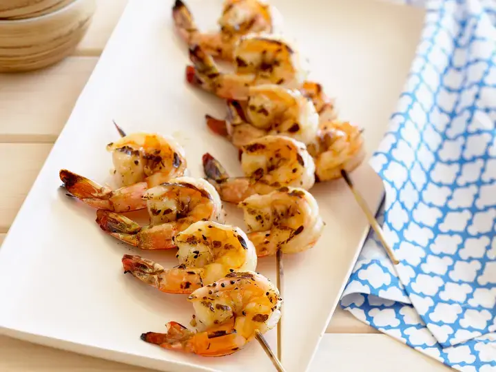 grilled shrimps