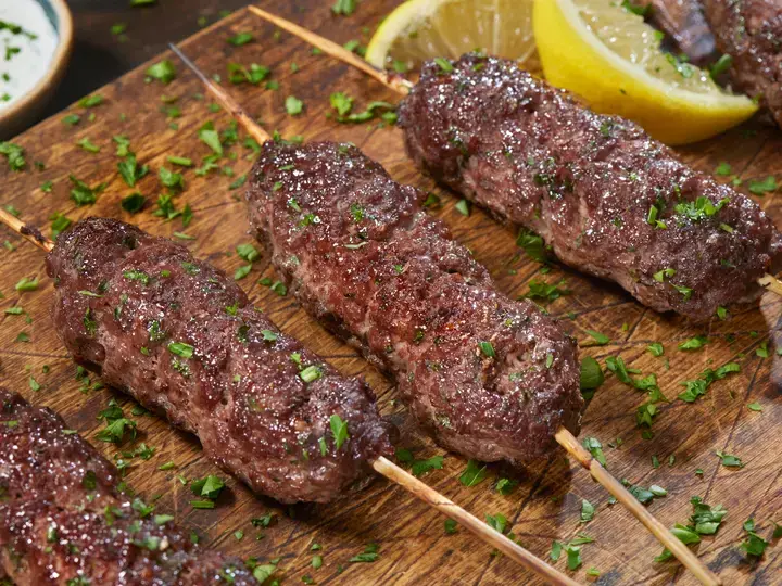 Chicken Kafta Kebabs