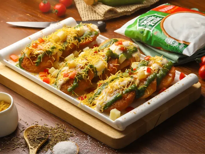 stuffed bread bhallay