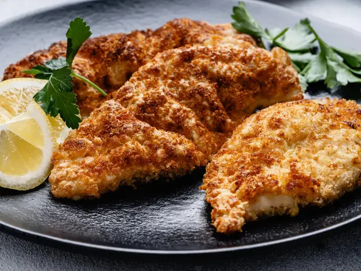 Air Fryer Chicken with Cornflake Coating