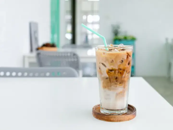 Milk Over Coffee Ice Cubes​