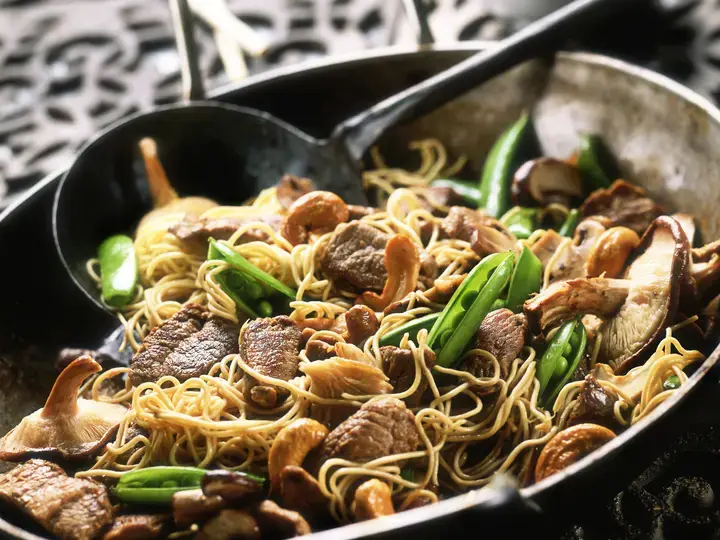 Cashew Chicken with Noodles