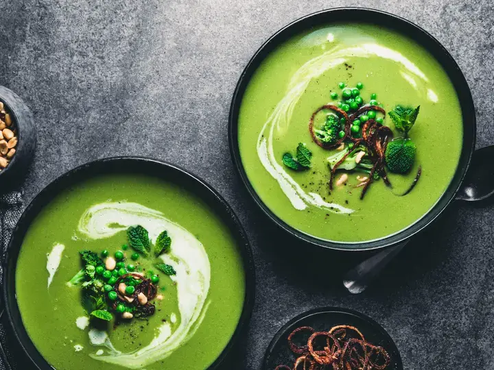 pea and mint soup