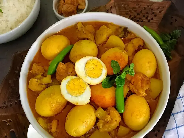 Potato and Egg Curry