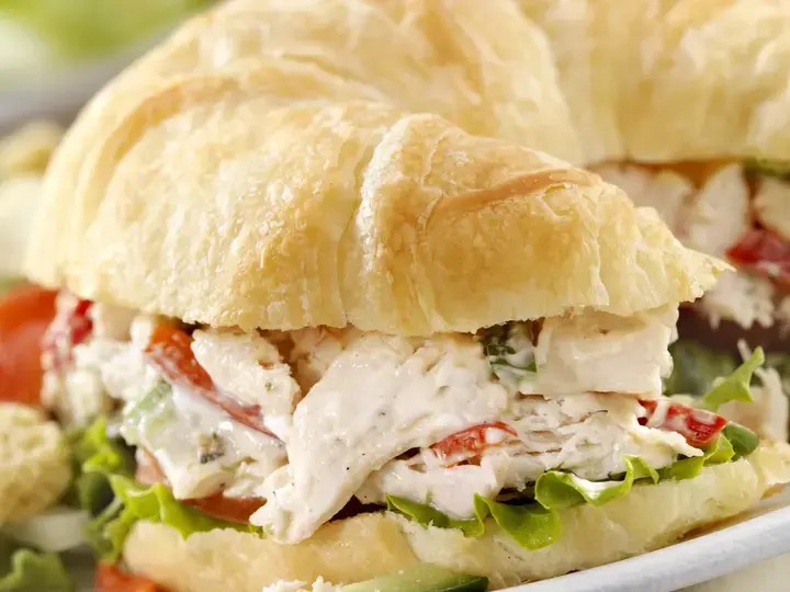 chicken croissant sandwich