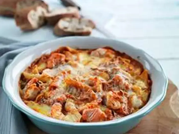 Baked Seafood Gratin - media description