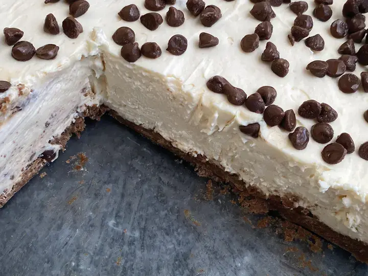 No Bake Chocolate Coconut Cheesecake