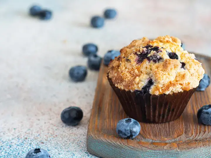 Healthy Blueberry Muffin