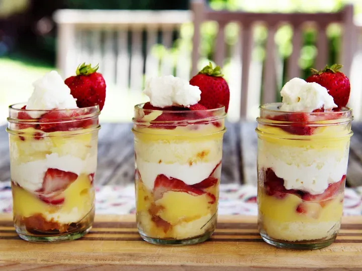 Strawberry-Orange Trifle