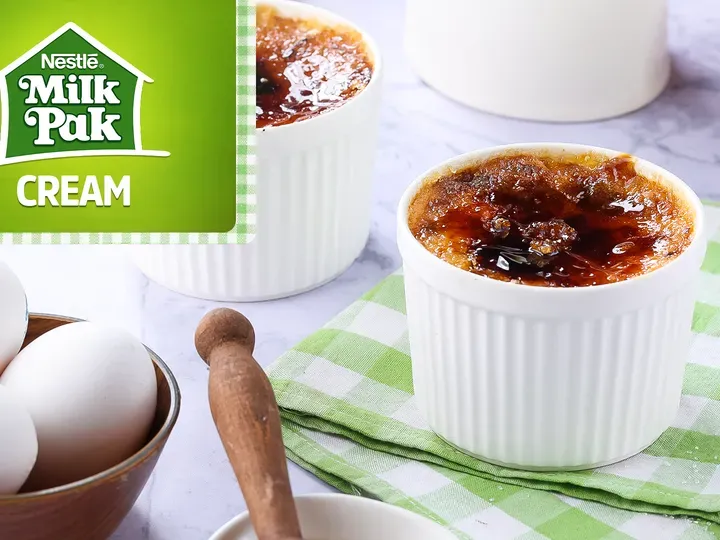 Honey Infused Creme Brûlée Bars