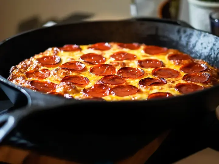 pepperoni pan pizza