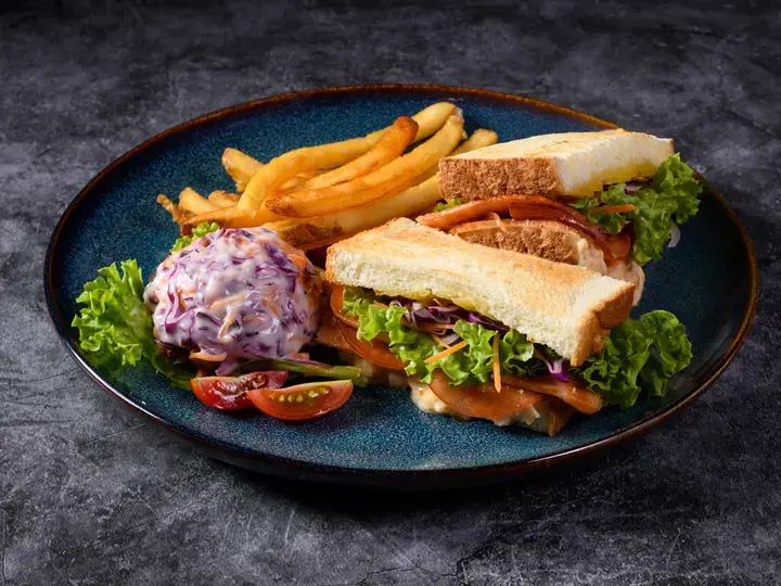 Teriyaki chicken sandwich