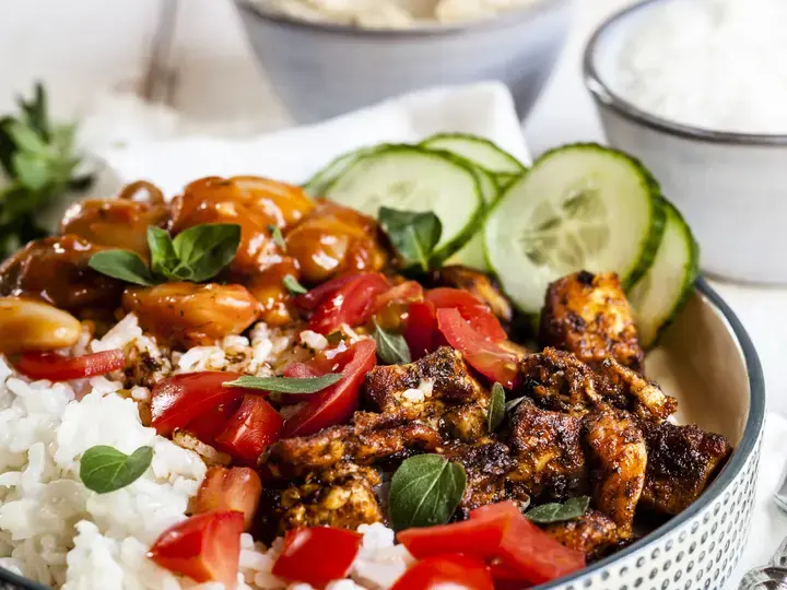 chicken shawarma bowl