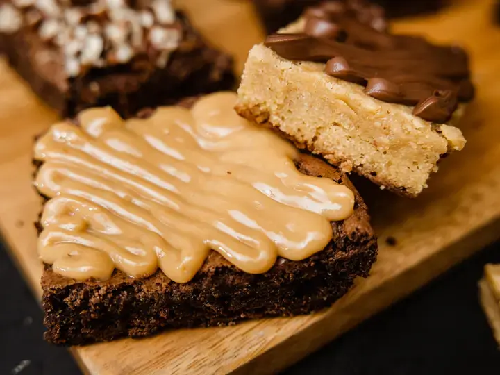 Hazelnut Swirl Blondies