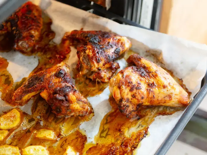 Air Fryer Spicy BBQ Chicken Wings