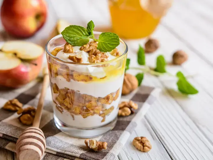 Cinnamon Cream Apple Parfait
