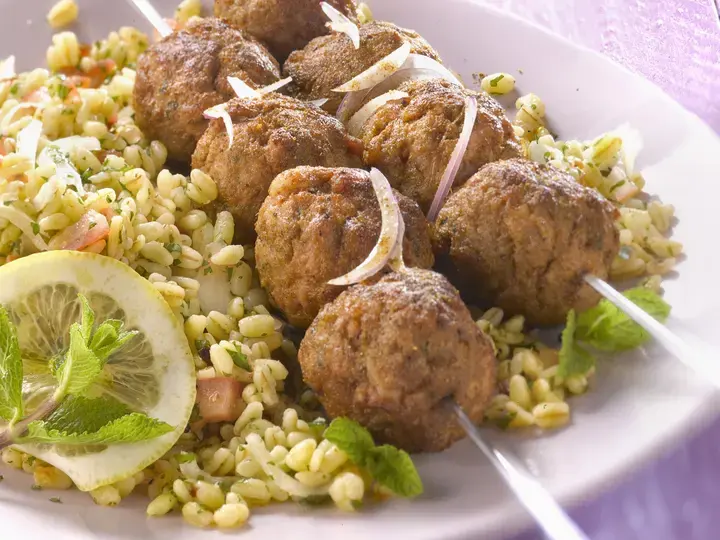 Spicy Honey Lamb Meatballs