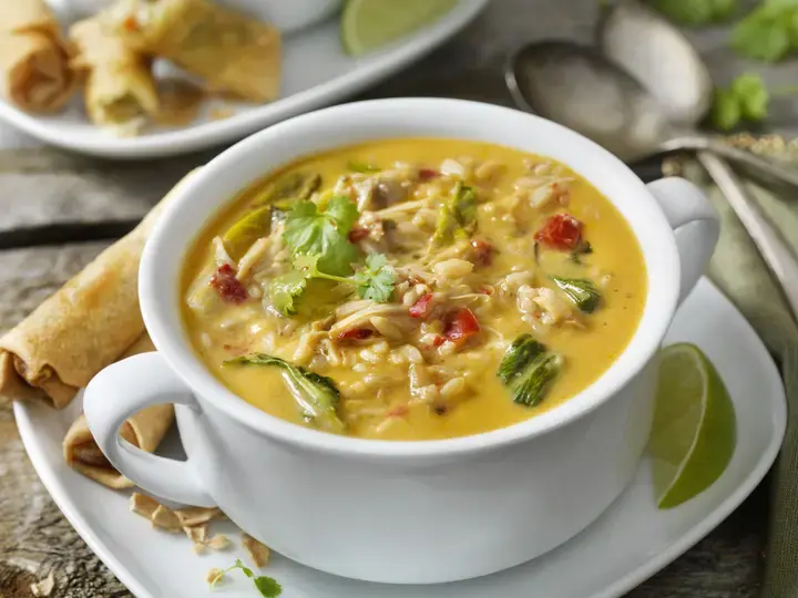 Thai Chicken Soup (Tom Kha Gai)