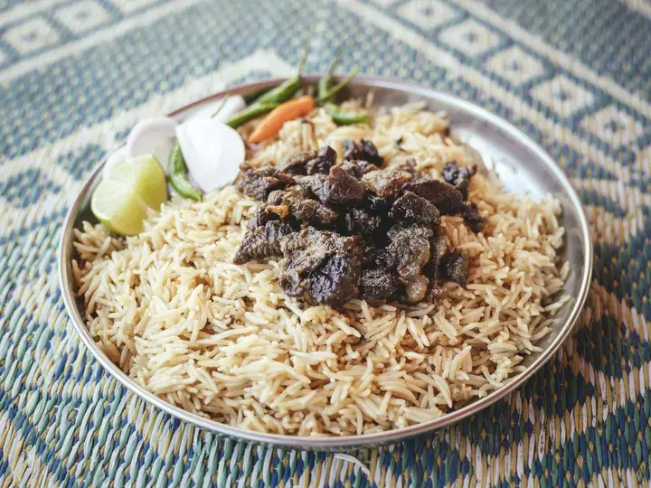 mutton pulao