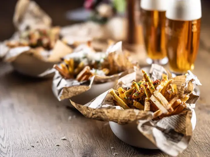 Garlic and Herb Thin-Cut Fries