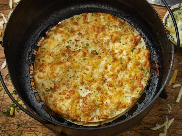 Air fried quesadilla