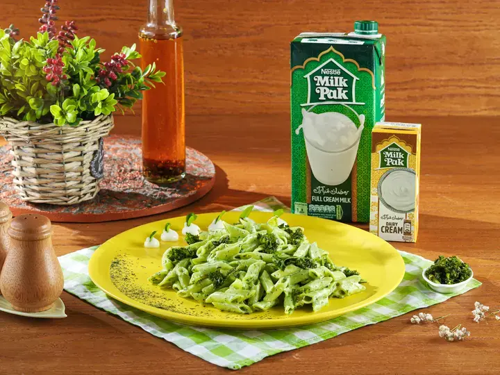 spinach cream pasta