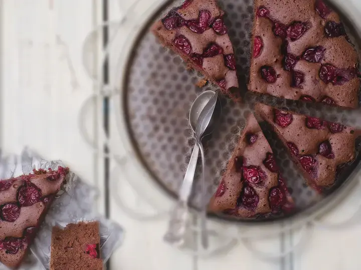 Cherry Chocolate walnut Pie