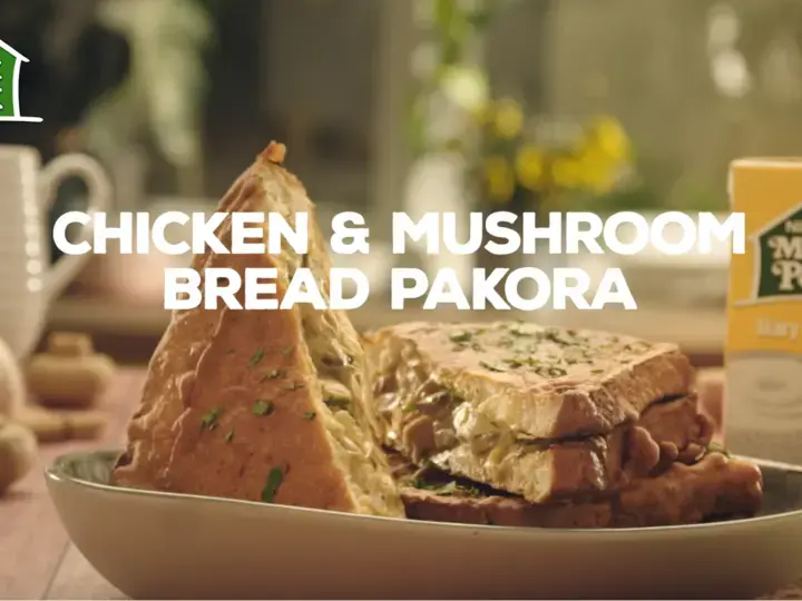 Chicken and Mushroom Bread Pakora
