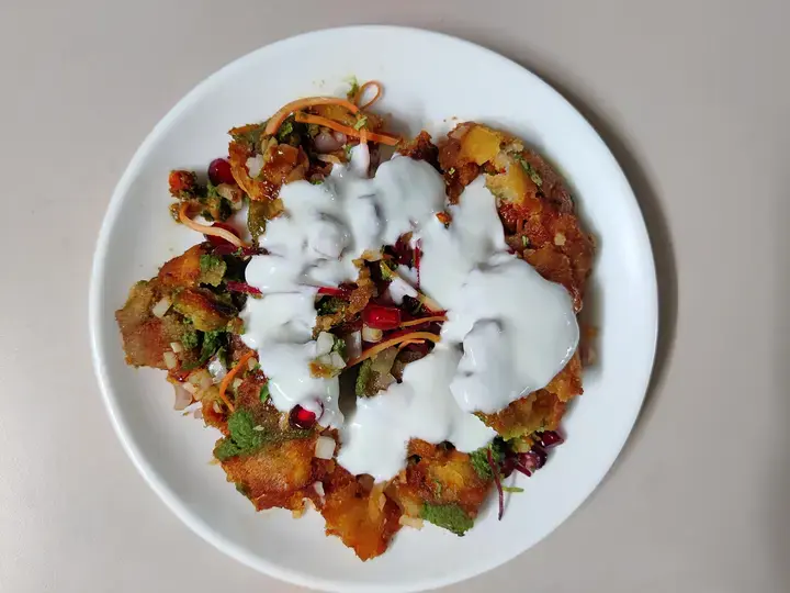 Potato Patty Chaat
