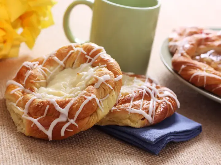 Danish Pastry with Cream Cheese Filling