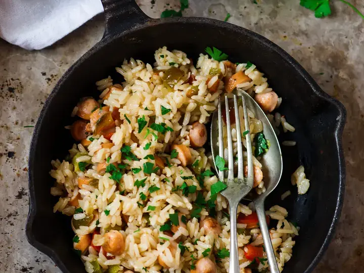 Stir-Fried Vegetable Rice