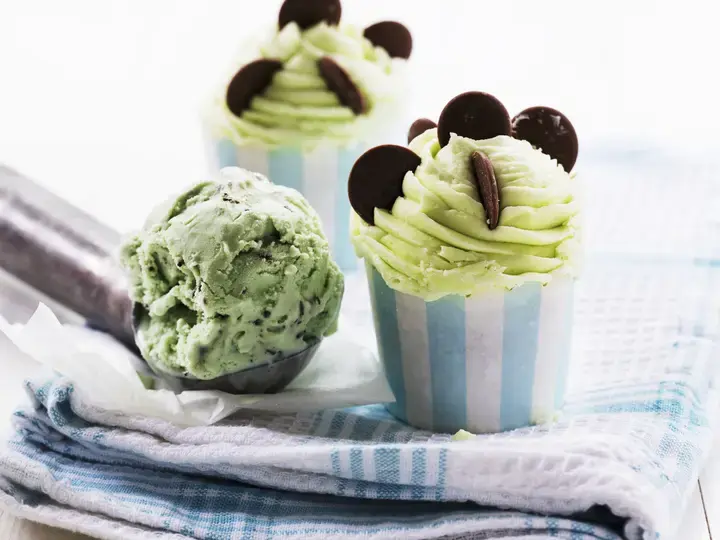 Mint Chocolate Chip Cupcakes