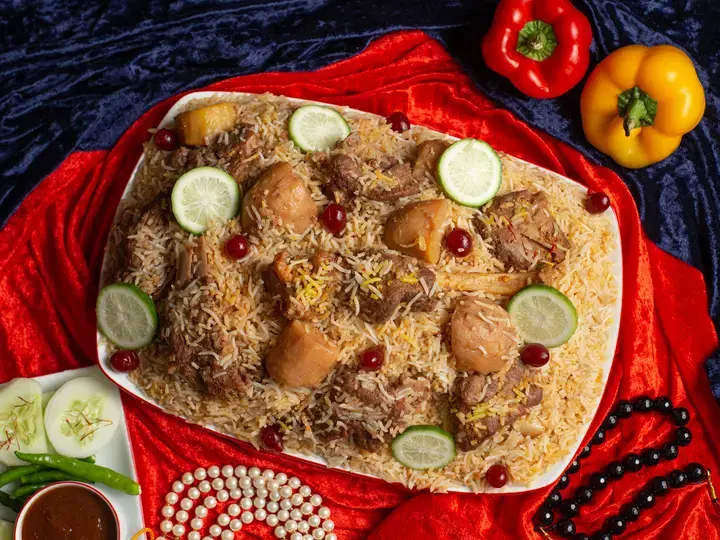 chicken white biryani